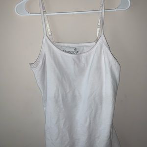 white tank top